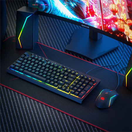 Image 3 for Redragon RYLO S141 Membrane Gaming Keyboard and Mouse Wired Combo