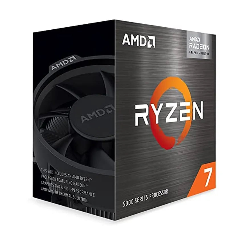 Ryzen 7 5AMD 700 Desktop Processor - 8 Cores, 16 Threads, 3.7GHz Base (4.6GHz Boost), 20MB Cache, 65W TDP