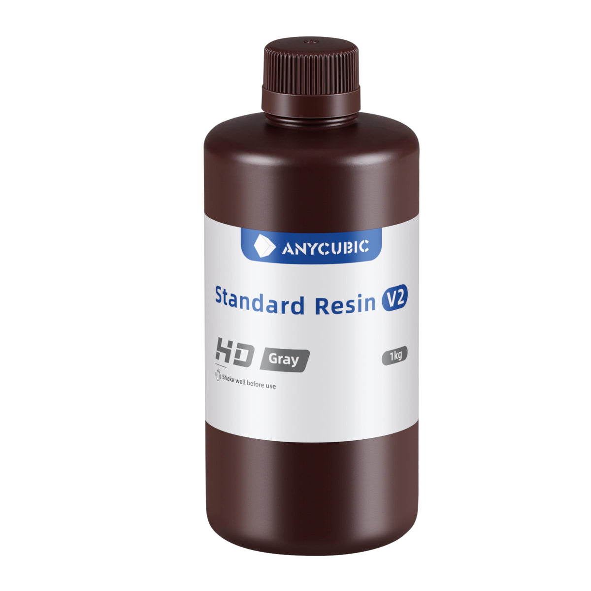 Image 2 for Anycubic Standard Resin V2 1kg - HD Grey