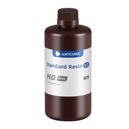 Image 2 for Anycubic Standard Resin V2 1kg - HD Grey