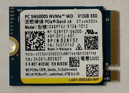 Image 1 for Western Digital 512GB SN5000S SSD