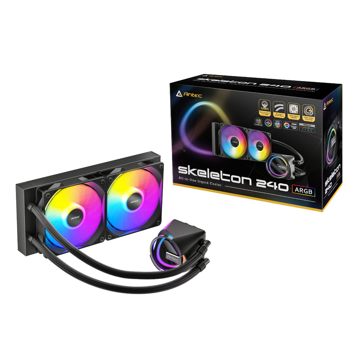 Image 6 for Antec Skeleton 240 ARGB CPU Liquid Cooler Black