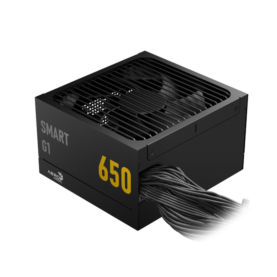 Aerocool SMART G1 Gold 650W PSU - ATX 3.1 PCIe5.1 - ATX 24 PIN