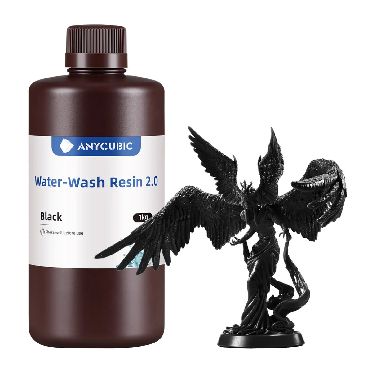 Image 1 for Anycubic Water Wash Resin 2.0 – Black