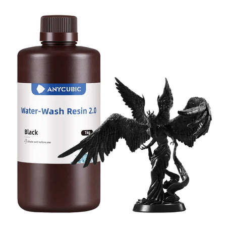 Image 1 for Anycubic Water Wash Resin 2.0 – Black