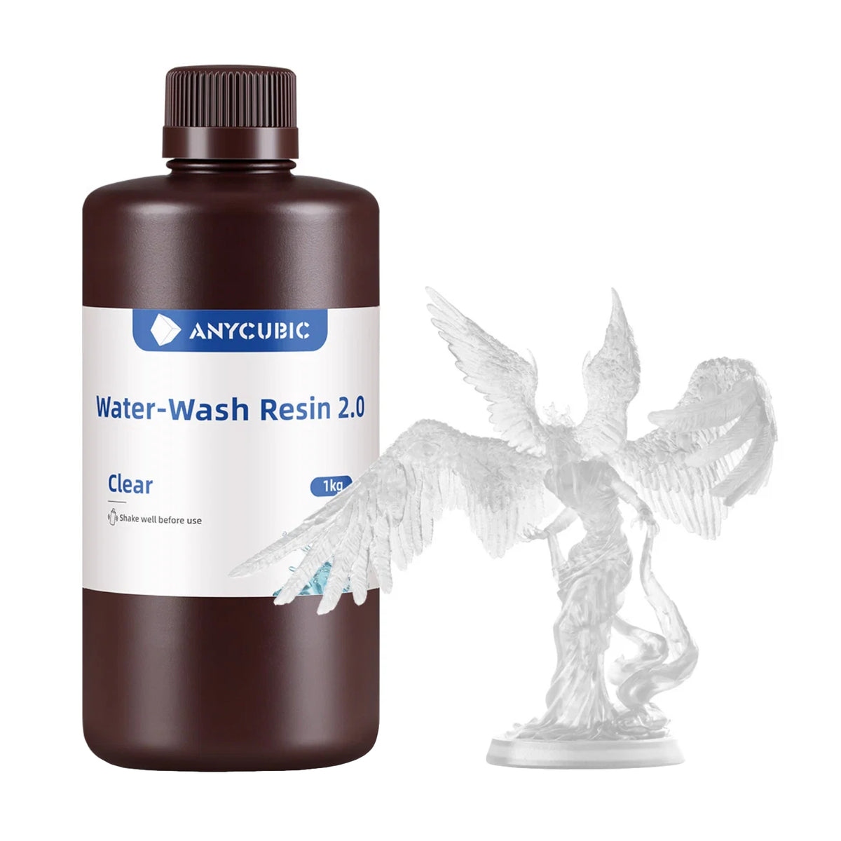 Image 1 for Anycubic Water Wash Resin 2.0 - Clear