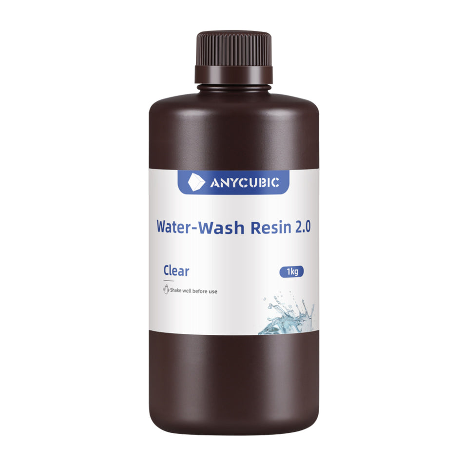 Image 2 for Anycubic Water Wash Resin 2.0 - Clear