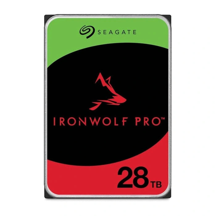 Seagate IronWolf Pro ST28000NT000 28TB 3.5" NAS HDD - 7200 RPM, SATA 6Gb/s