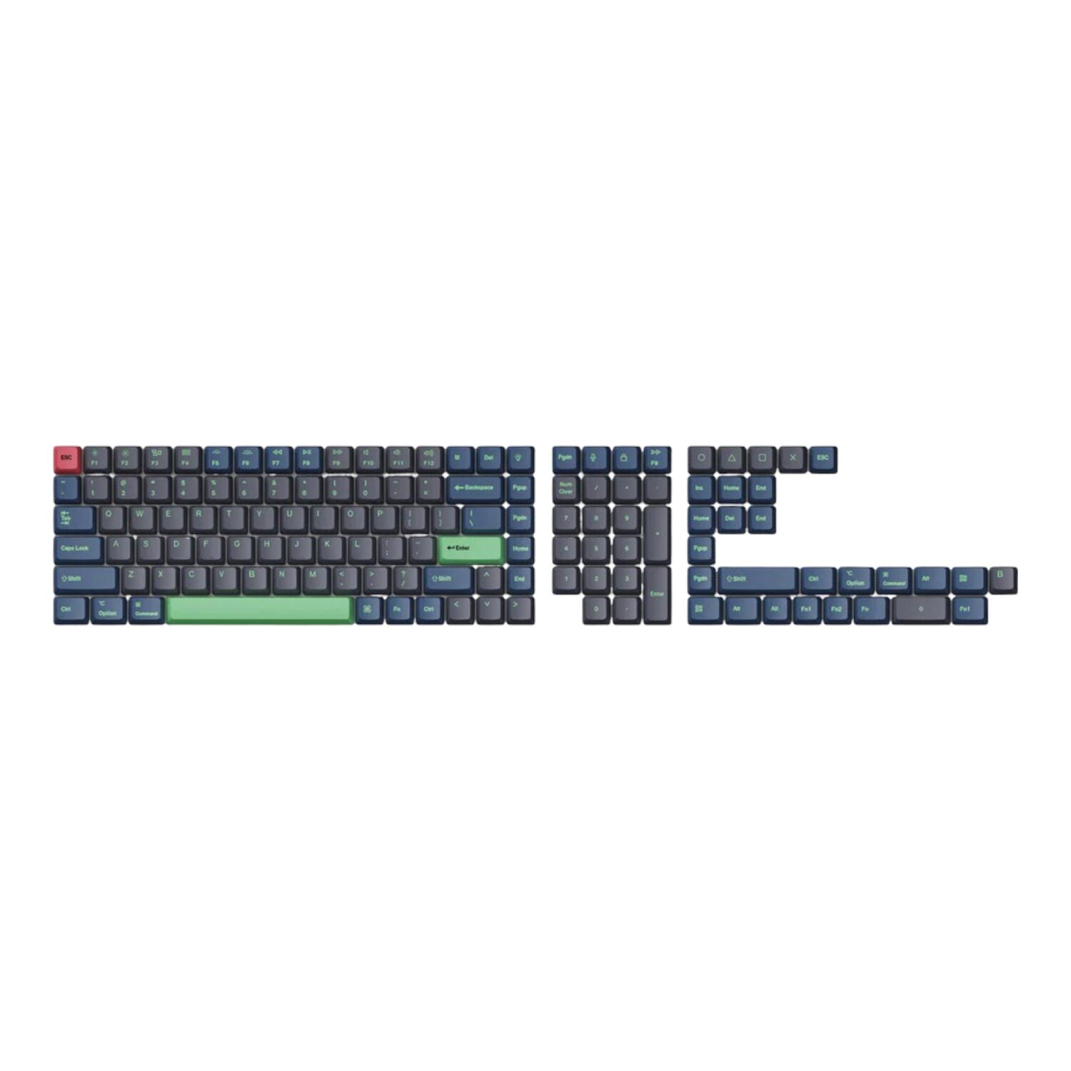 Image 1 for Keychron OEM Dye-Sub PBT Keycap Set – Hacker (Version C, PBT, OEM Profile, MX-Compatible)