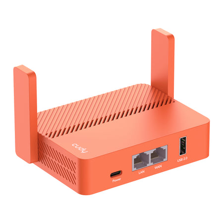 Image 1 for Cudy AC1200 Wi-Fi Mini VPN Router - Orange
