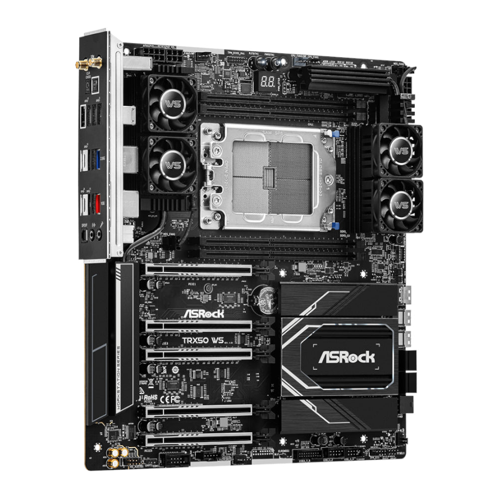 Image 3 for ASRock TRX50 WS AMD TR5 EATX Gaming Motherboard