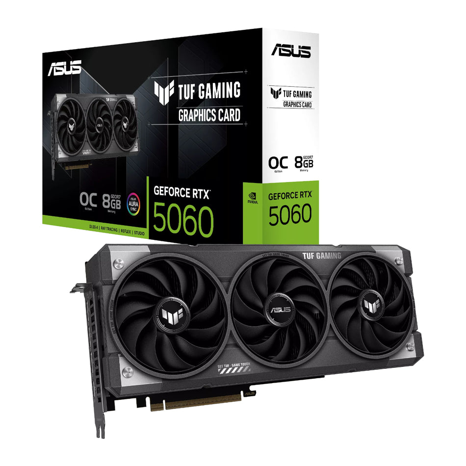 Image 1 for ASUS TUF Gaming GeForce RTX 5060 8GB GDDR7 OC Edition Graphics Card