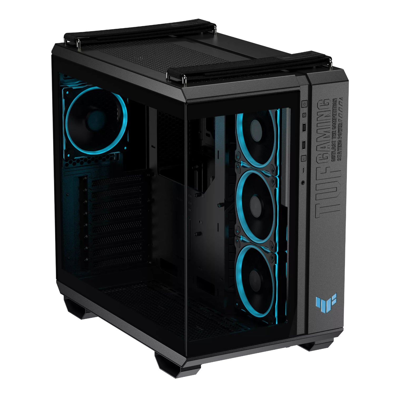 Image 5 for Asus TUF Gaming GT502 Horizon ARGB Mid Tower Chassis - Black
