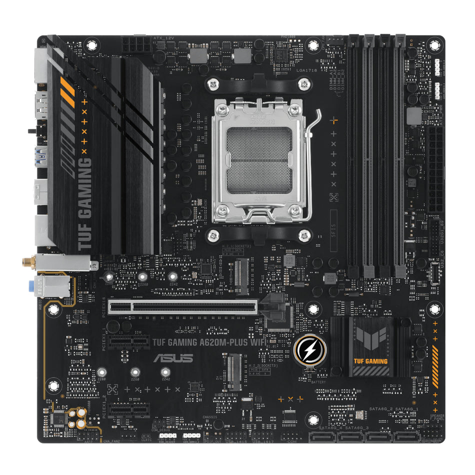 Image 2 for Asus TUF Gaming A620M-PLUS AM5 WIFI M-ATX Motherboard