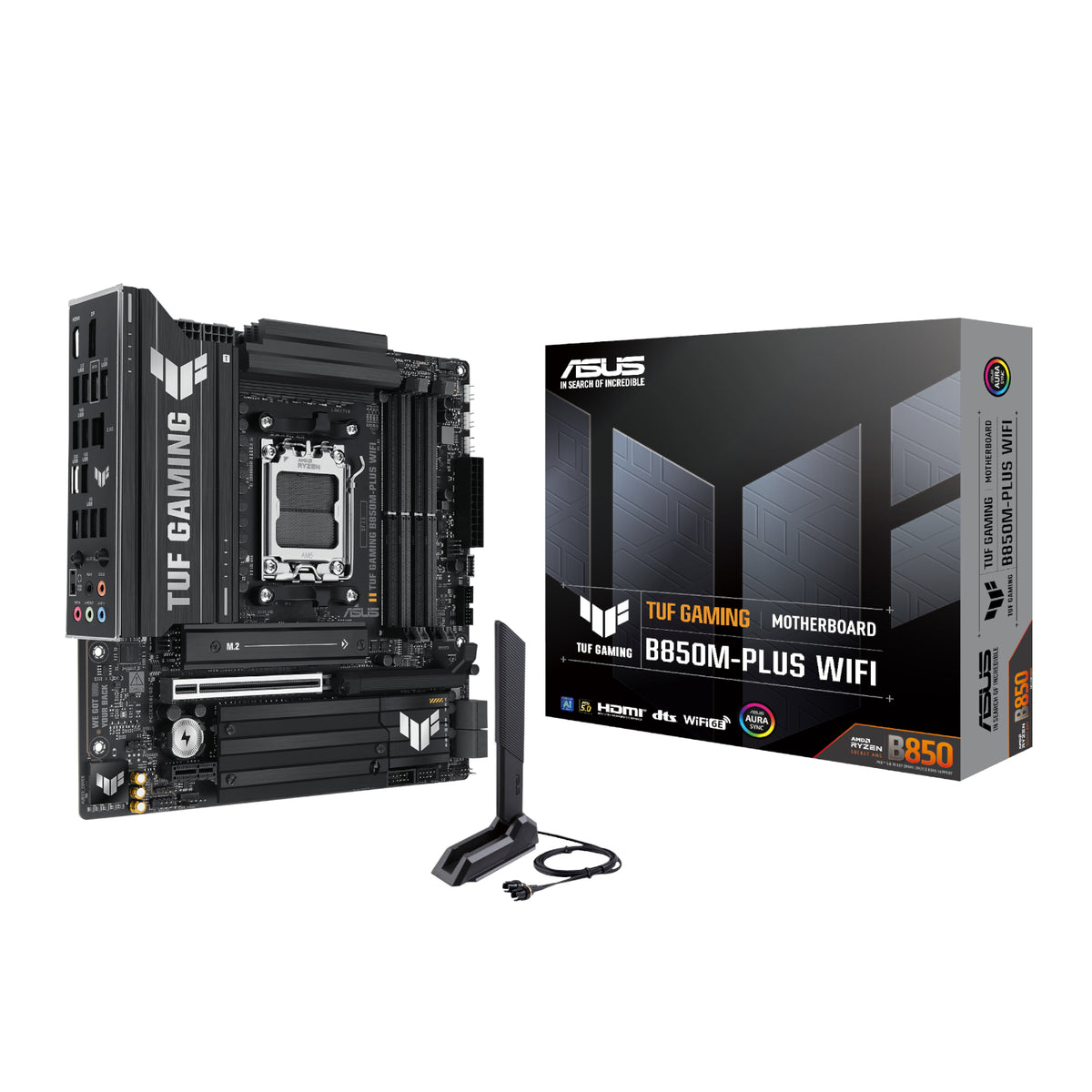 Image 1 for Asus TUF Gaming B850M-PLUS WIFI AM5 Micro ATX Gaming Motherboard