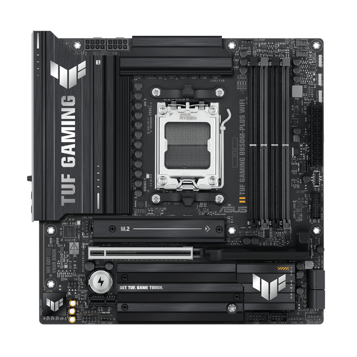 Image 2 for Asus TUF Gaming B850M-PLUS WIFI AM5 Micro ATX Gaming Motherboard