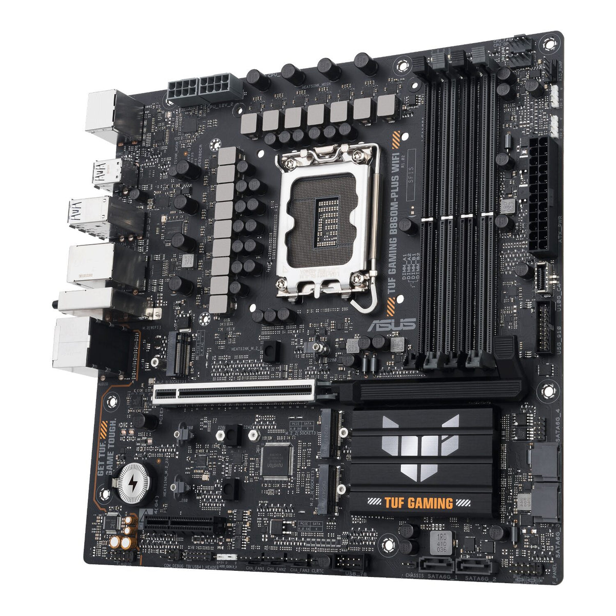 Image 3 for Asus TUF Gaming B860M-Plus Wi-Fi M-ATX Motherboard – Intel LGA1851, DDR5, PCIe 5.0. Wi-Fi 7