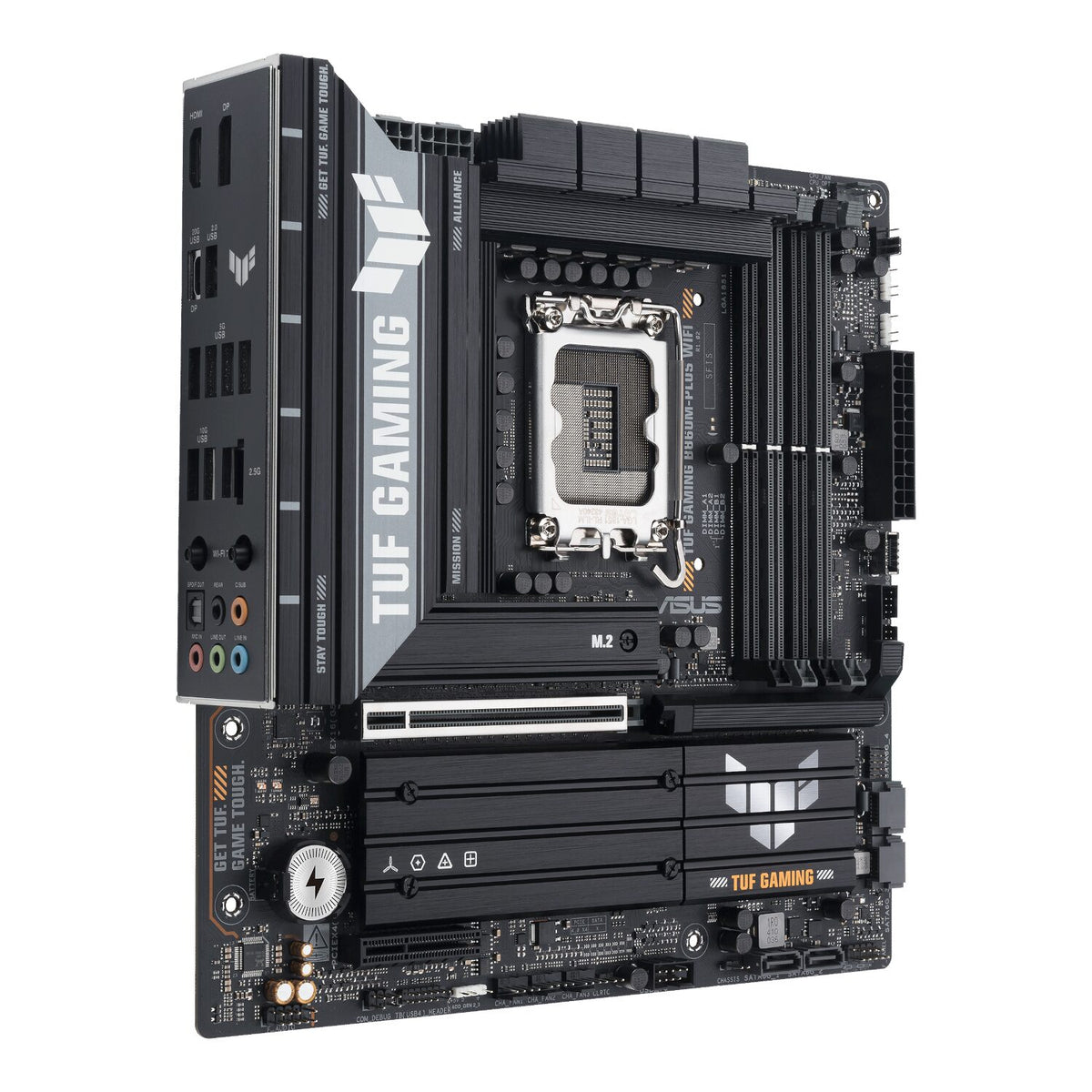 Image 4 for Asus TUF Gaming B860M-Plus Wi-Fi M-ATX Motherboard – Intel LGA1851, DDR5, PCIe 5.0. Wi-Fi 7