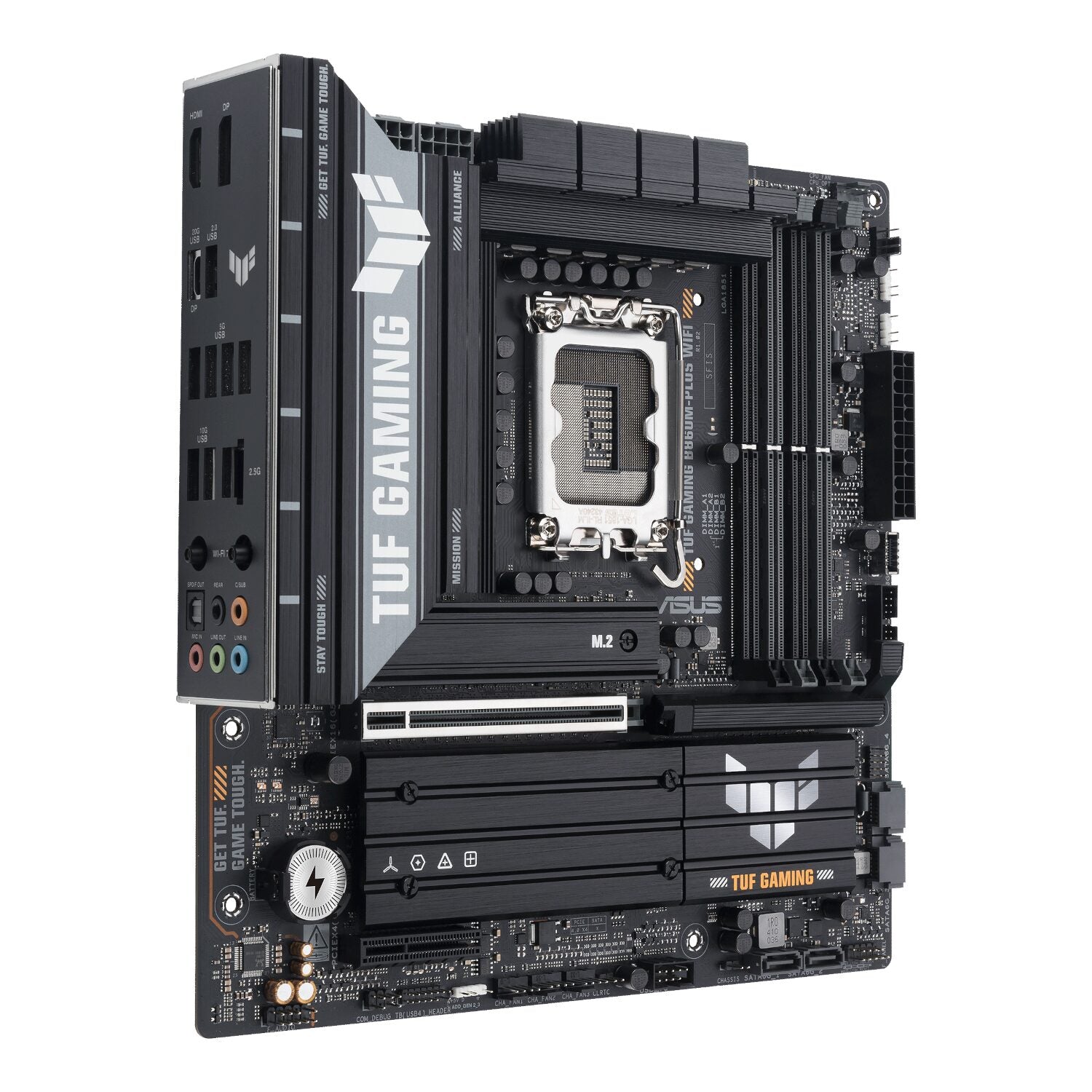 Image 4 for Asus TUF Gaming B860M-Plus Wi-Fi M-ATX Motherboard – Intel LGA1851, DDR5, PCIe 5.0. Wi-Fi 7
