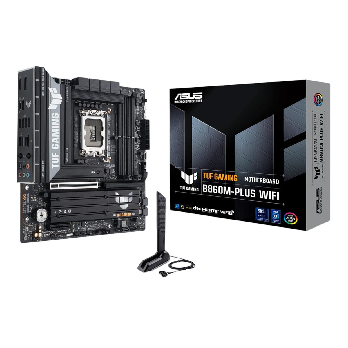 Image 1 for Asus TUF Gaming B860M-Plus Wi-Fi M-ATX Motherboard – Intel LGA1851, DDR5, PCIe 5.0. Wi-Fi 7