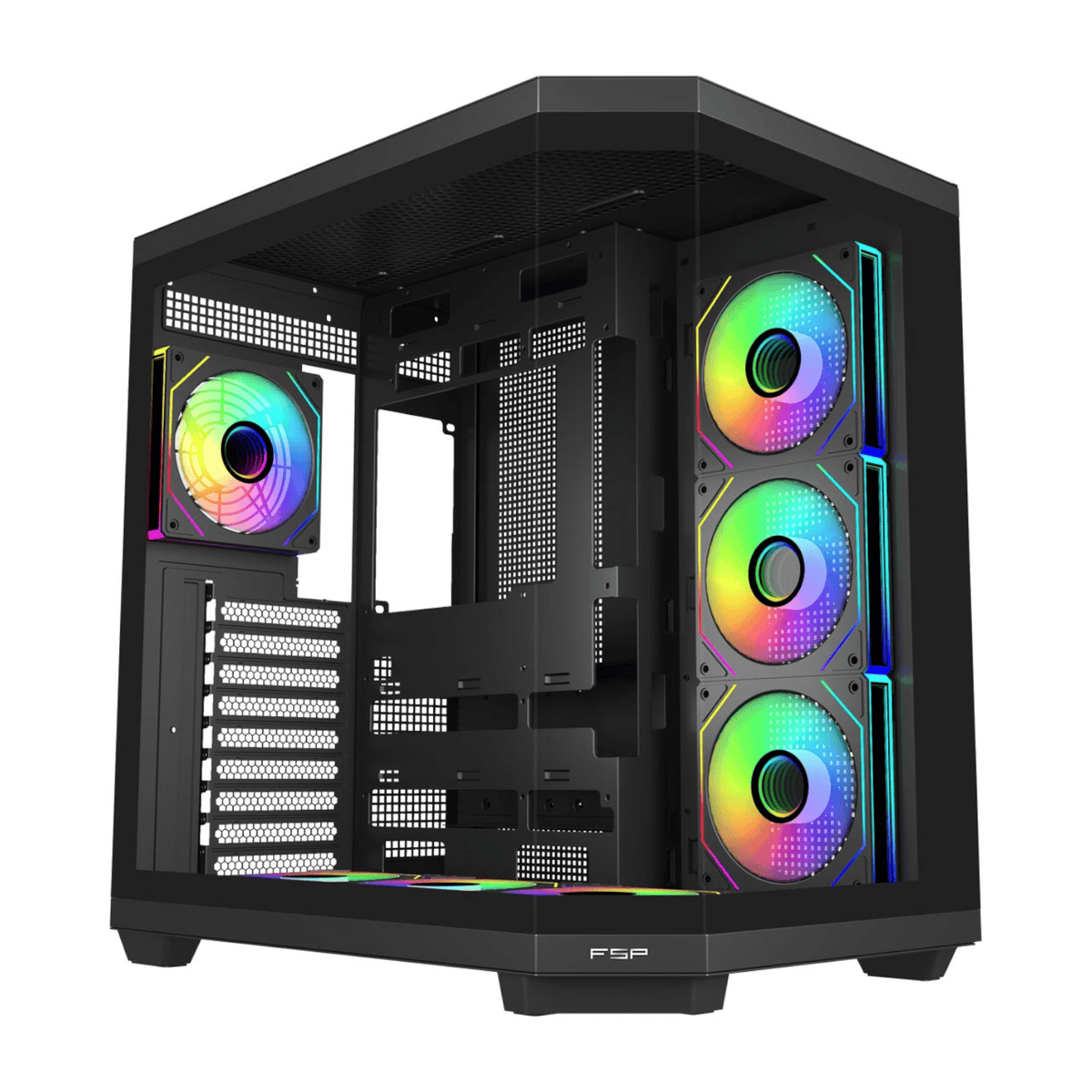 Image 1 for FSP U580 ATX Ultra Tower Gaming Chassis - White