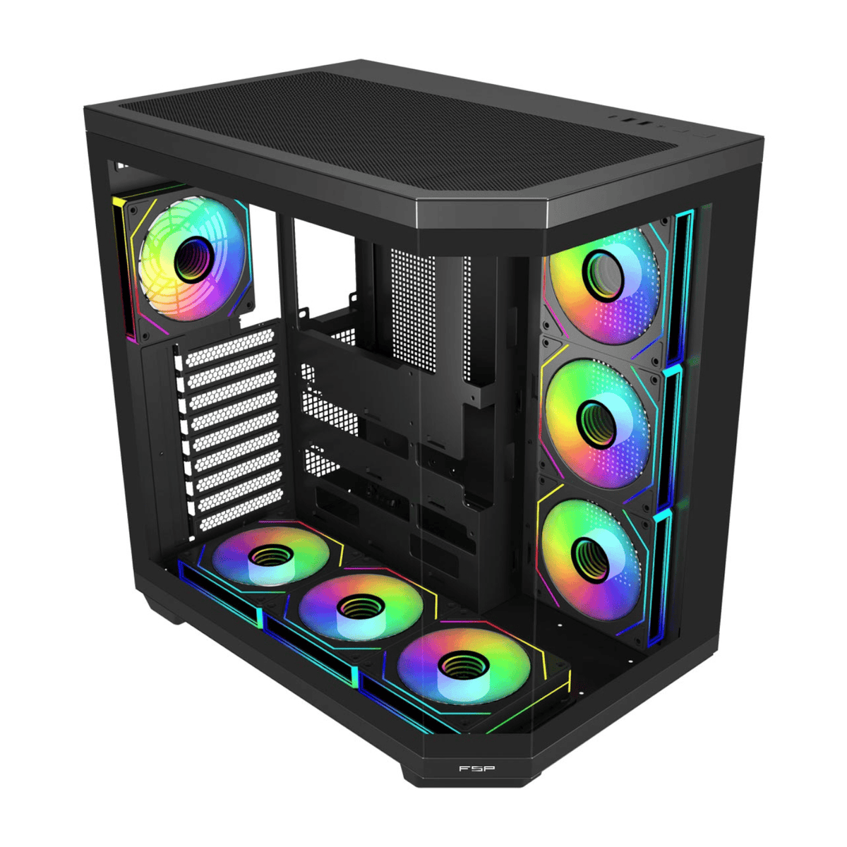 Image 2 for FSP U580 ATX Ultra Tower Gaming Chassis - White