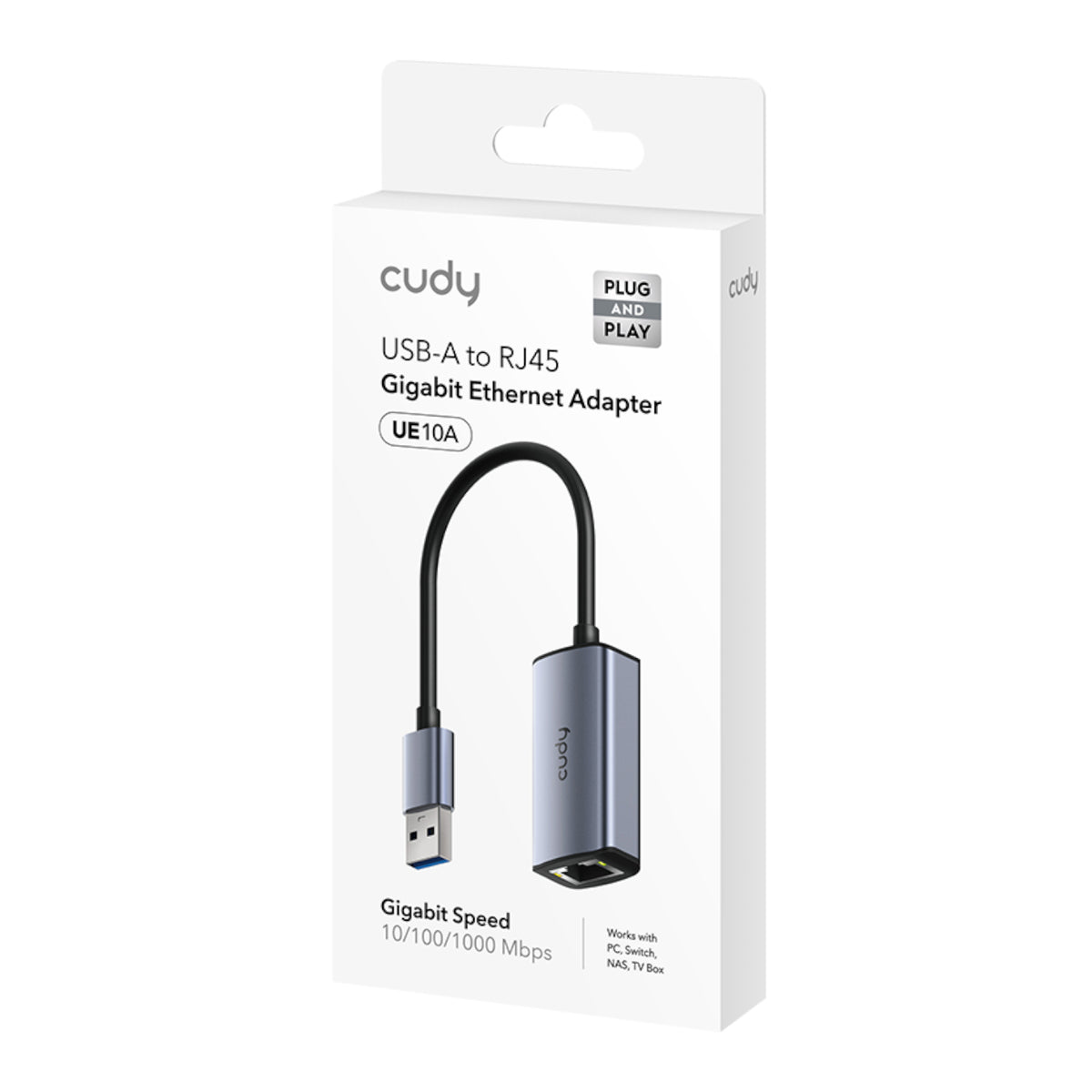 Image 2 for Cudy UE10A USB-A to Gigabit Ethernet Adapter