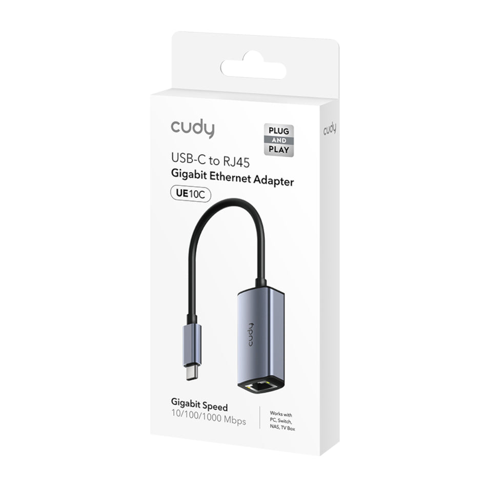 Image 2 for Cudy UE10C USB Type-C to Gigabit Ethernet Adapter