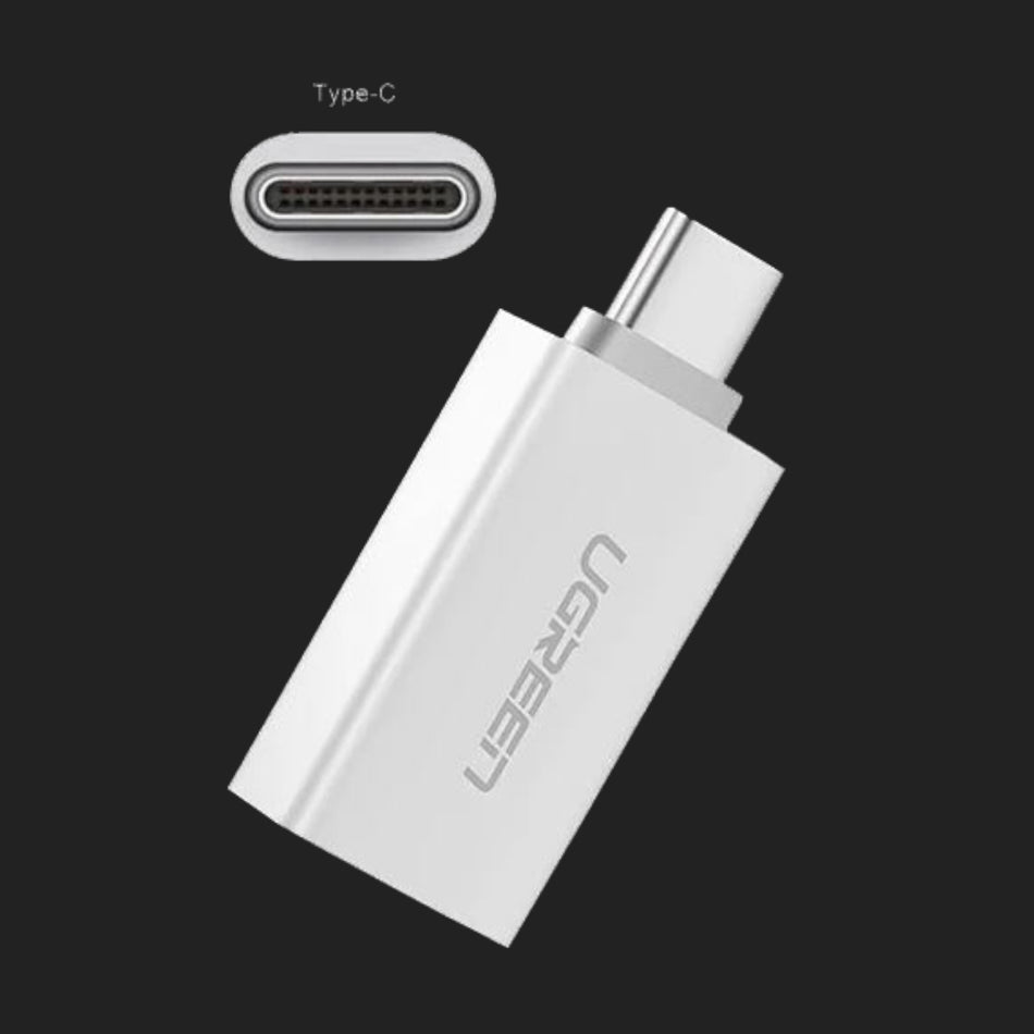 Image 2 for UGREEN US173 USB-A to USB Type-C Adapter - White