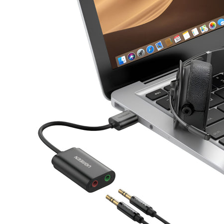 Image 4 for UGREEN USB to 3.5mm External Stereo Sound Adapter - Black