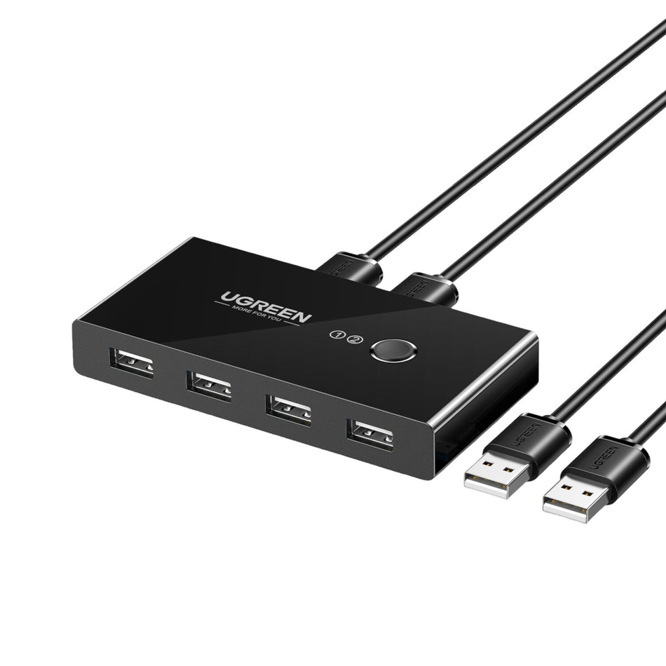 Image 2 for UGREEN USB 3.0 4-Port Switch Box, with 1.5m USB Cables