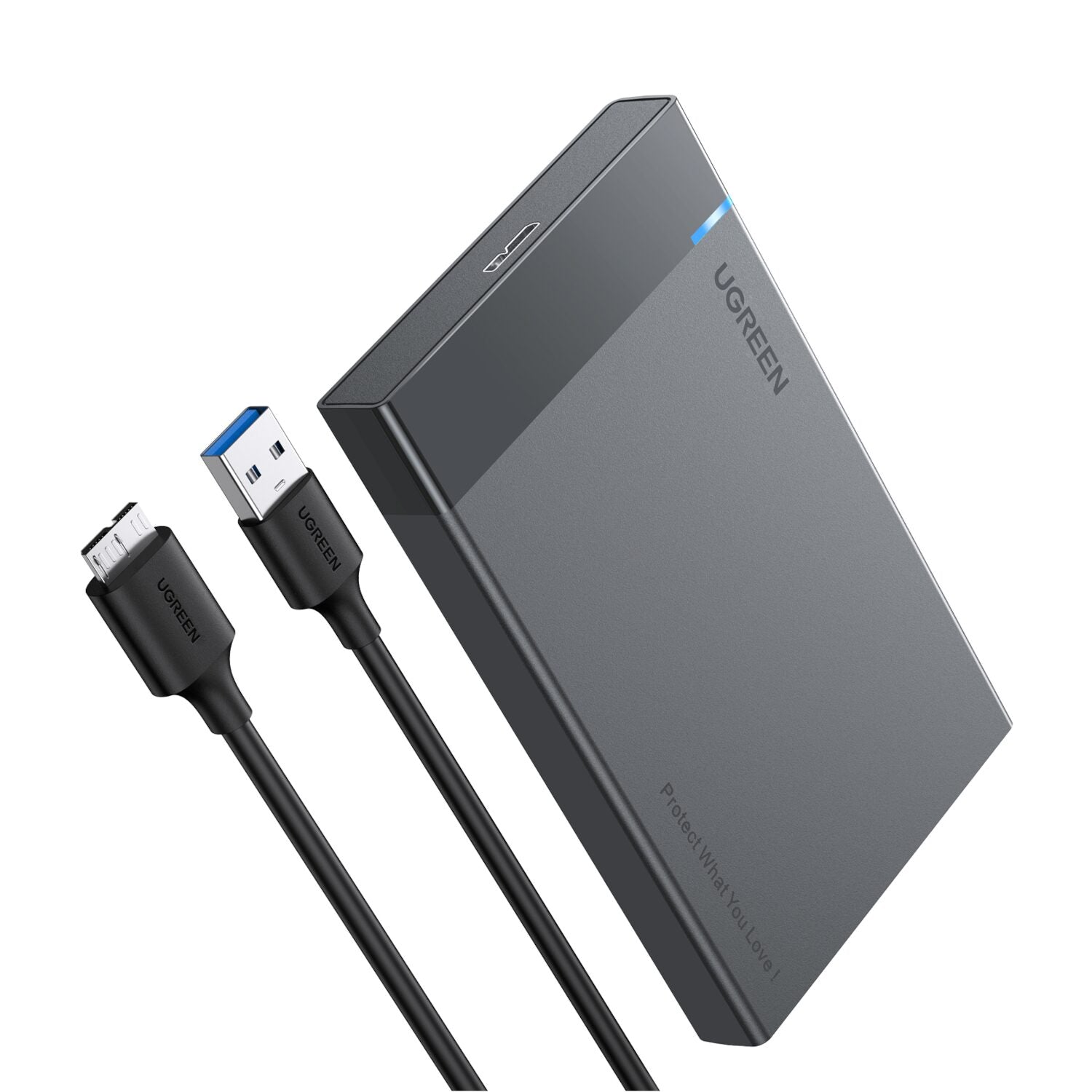 Image 1 for UGREEN 2.5'' SATA Hard Drive USB 3.0 Enclosure, UASP, 6Gbps