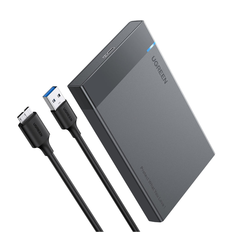 Image 1 for UGREEN 2.5'' SATA Hard Drive USB 3.0 Enclosure, UASP, 6Gbps