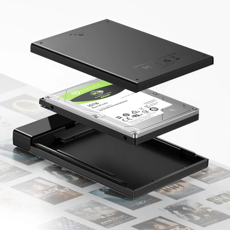 Image 2 for UGREEN USB Type-C 2.5" SATA III External Hard Drive Enclosure