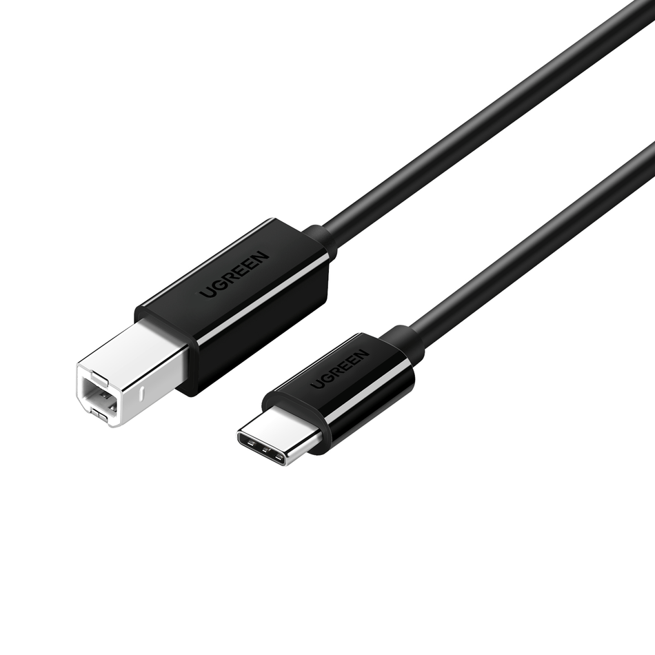 Image 1 for UGreen USB Type-C to B Male Printing Cable 2m - Black