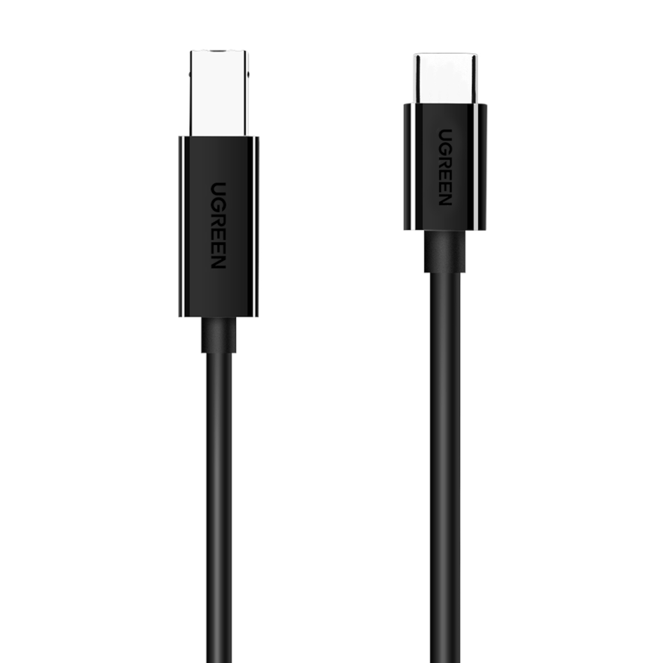 Image 2 for UGreen USB Type-C to B Male Printing Cable 2m - Black