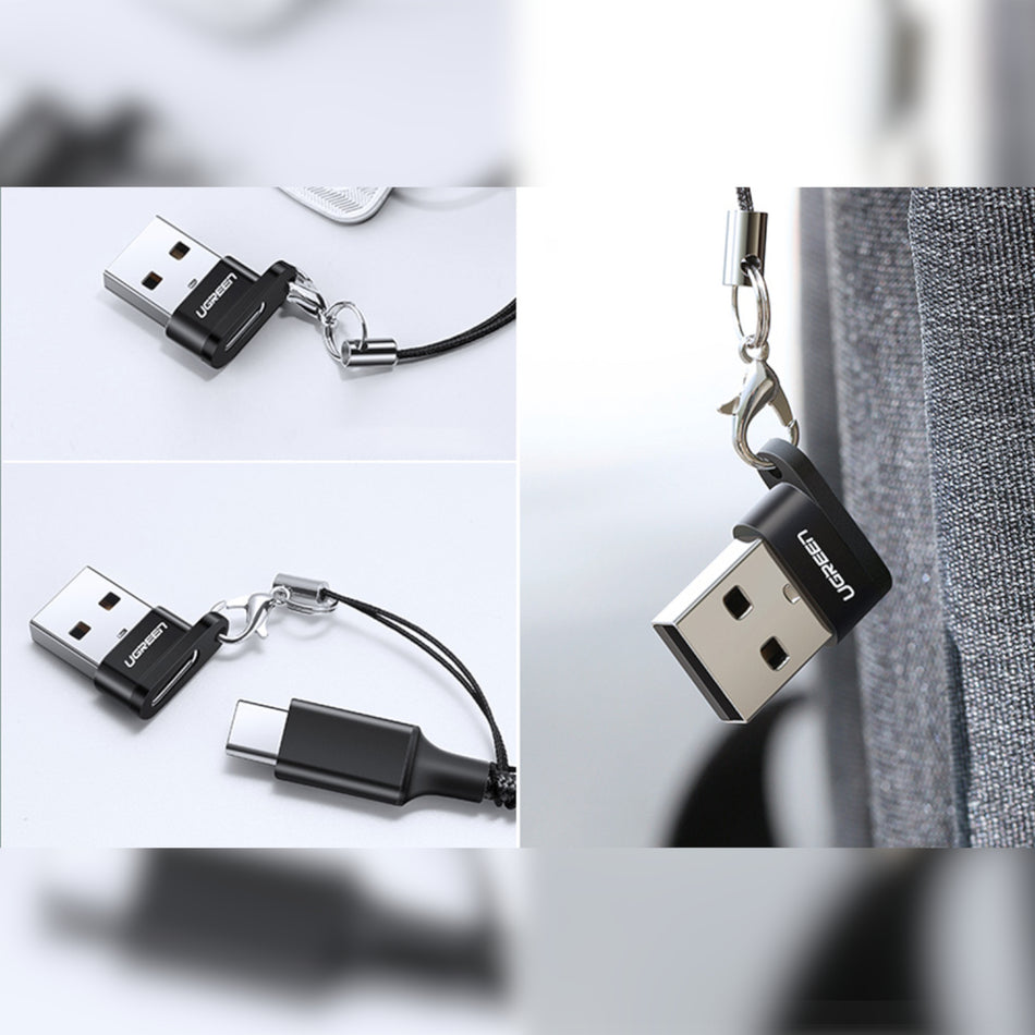 Image 2 for UGREEN USB A Male to USB Type-C Female Adapter (Black)