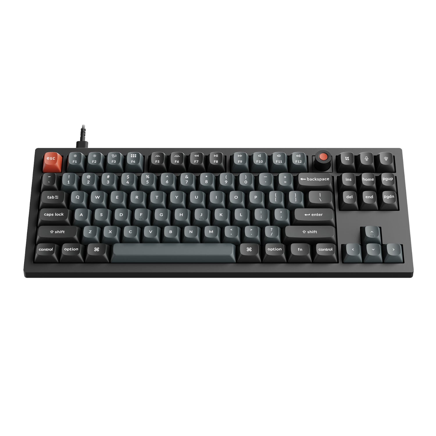 Image 3 for Keychron V3 Ultra 80% 8K Red Switch Hot-Swap RGB Wireless Keyboard - Black