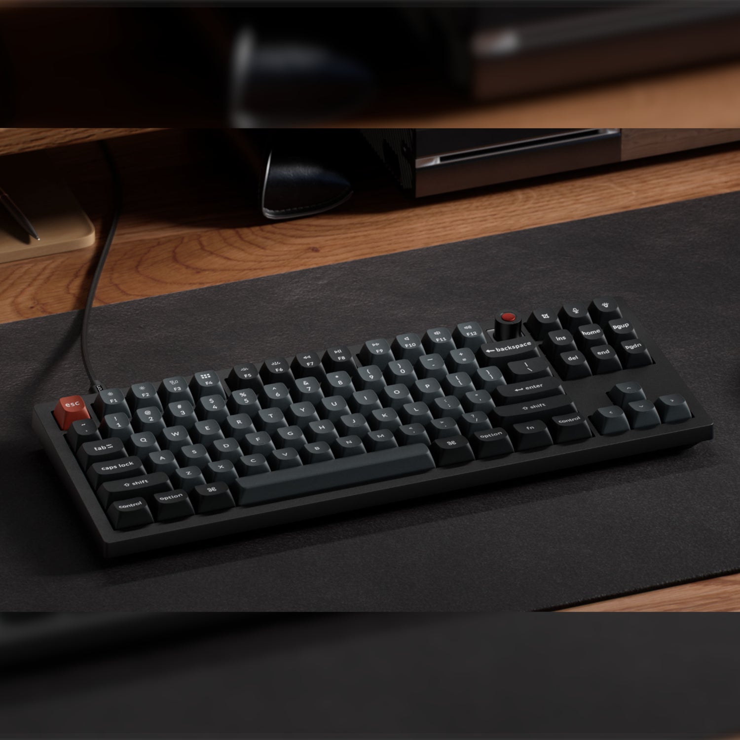 Image 5 for Keychron V3 Ultra 80% 8K Red Switch Hot-Swap RGB Wireless Keyboard - Black