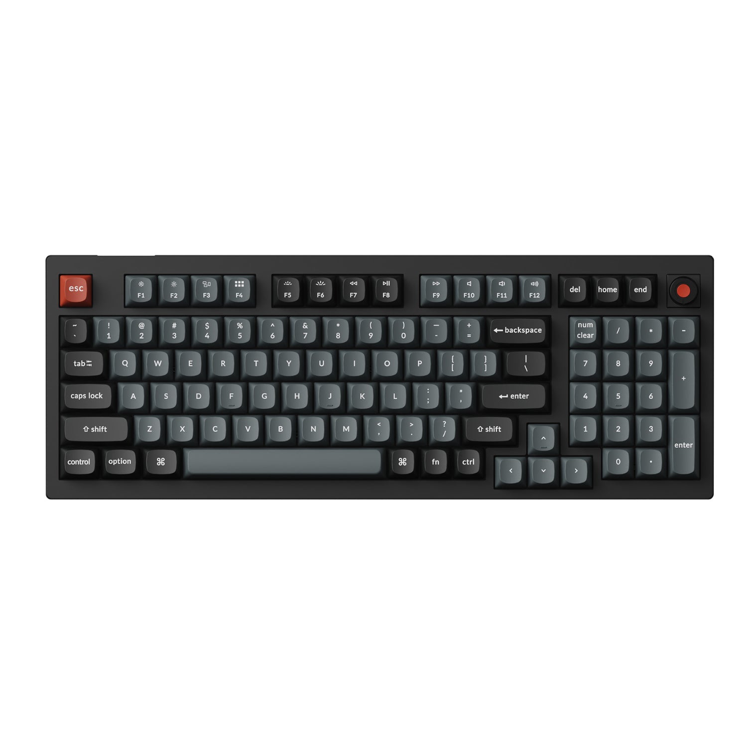 Image 2 for Keychron V5 Ultra 96% 8K Red Switch Hot-Swapple Silk POM RGB Wireless Keyboard