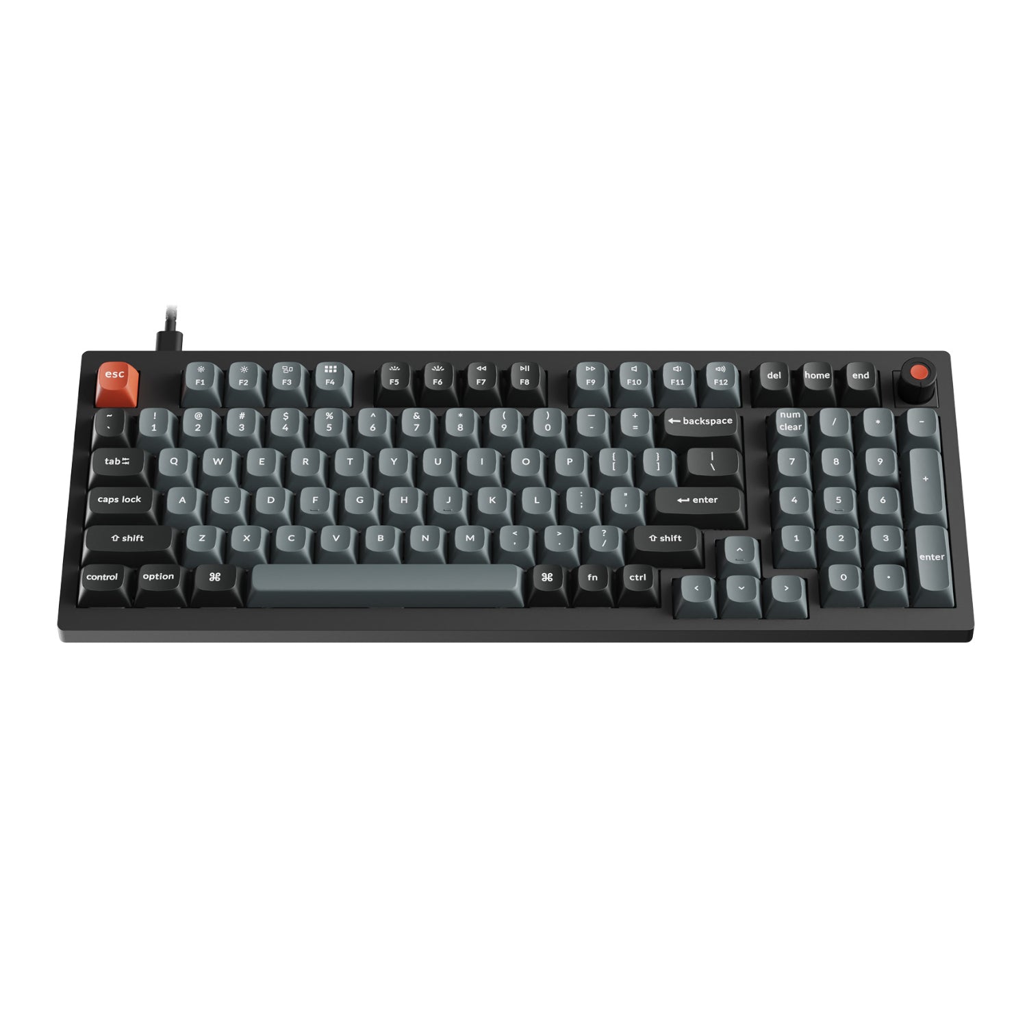 Image 3 for Keychron V5 Ultra 96% 8K Red Switch Hot-Swapple Silk POM RGB Wireless Keyboard