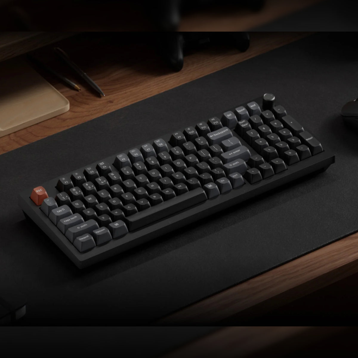Image 6 for Keychron V5 Ultra 96% 8K Red Switch Hot-Swapple Silk POM RGB Wireless Keyboard