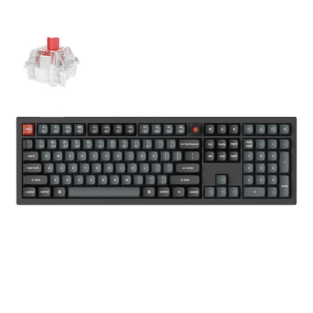Image 1 for Keychron V6 Ultra 100% 8K Red Switch Hot-Swappable Gateron Jupiter RGB Wireless Keyboard