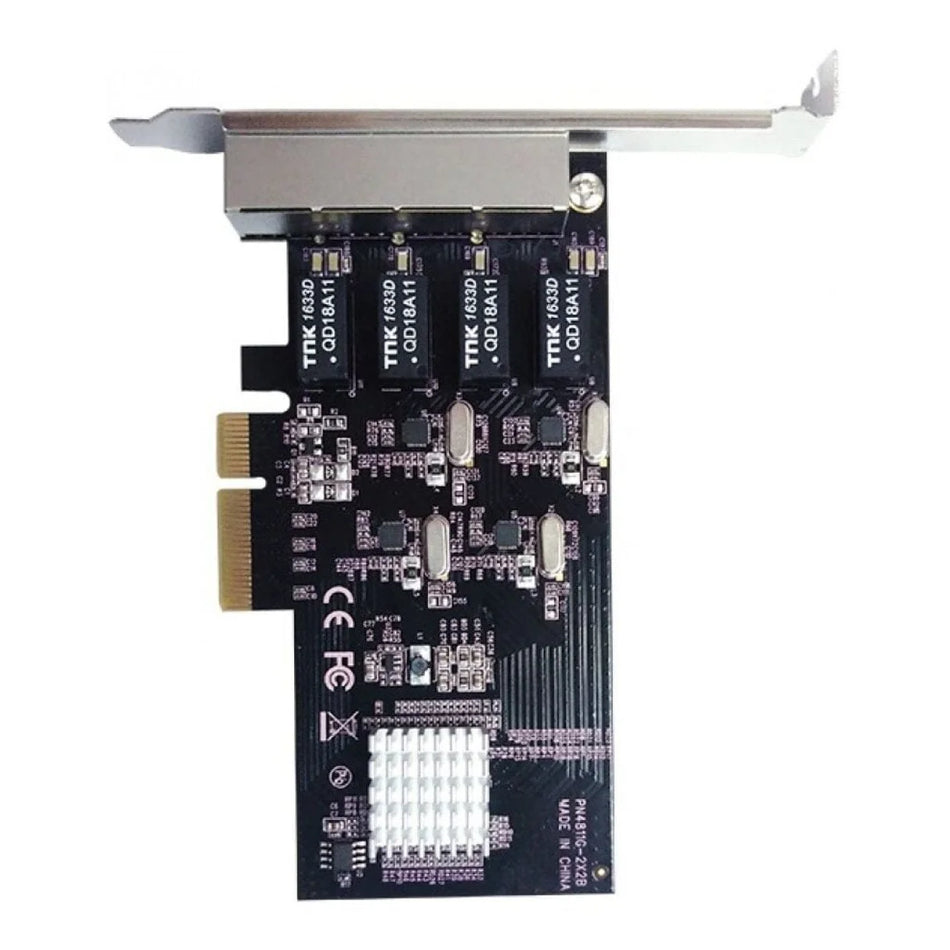 Vantec UGT-PC130GNA 4-Port PCIe Gigabit Ethernet Network Adapter Card