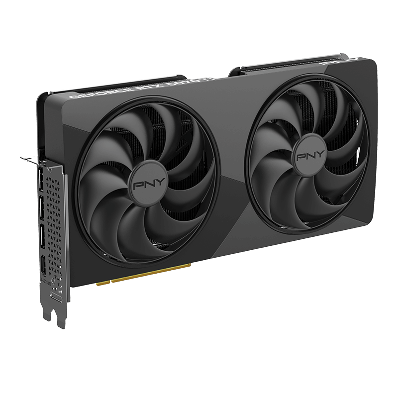 PNY GeForce RTX™ 5070 Ti Dual-Fan Slim Overclocked Graphics Card