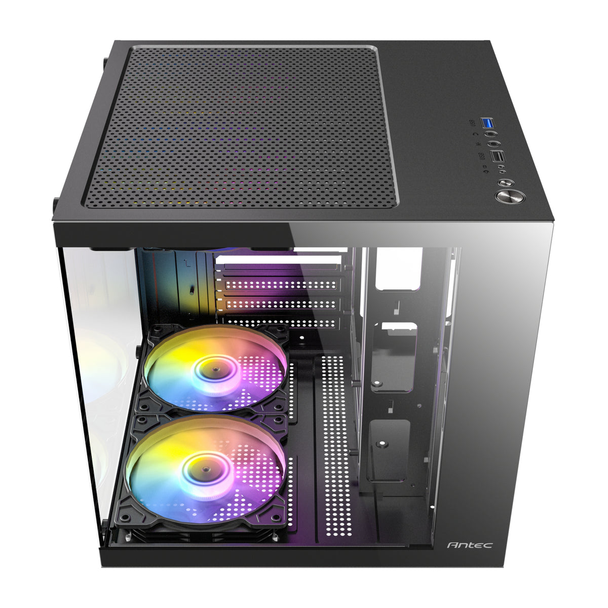 Image 4 for Antec VCX10M ARGB Micro-ATX | ITX Mini-Tower Gaming Chassis - Black