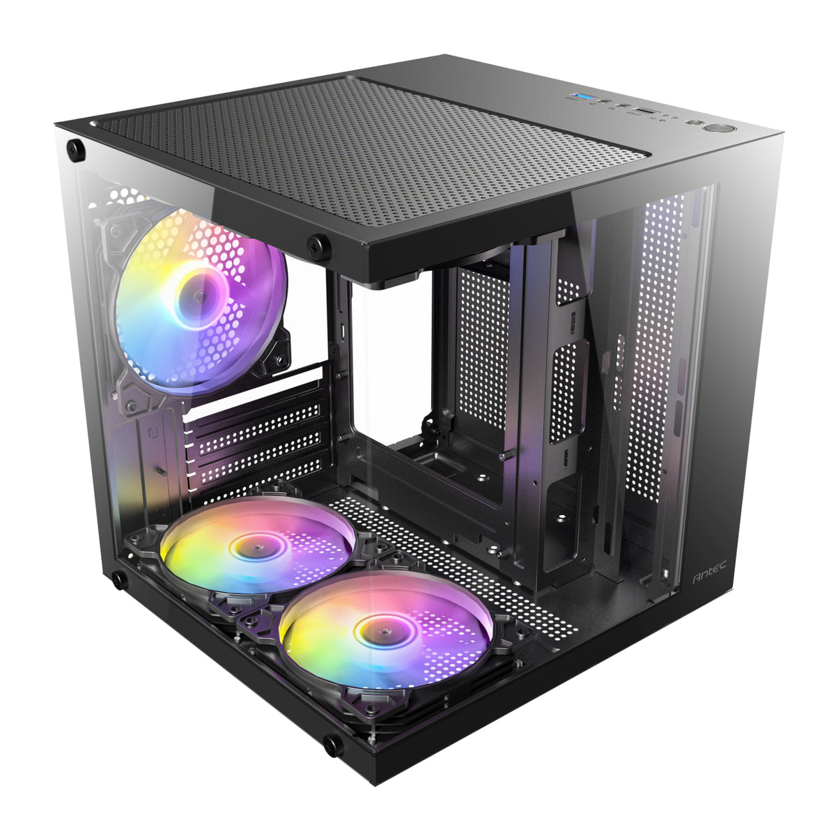 Image 6 for Antec VCX10M ARGB Micro-ATX | ITX Mini-Tower Gaming Chassis - Black