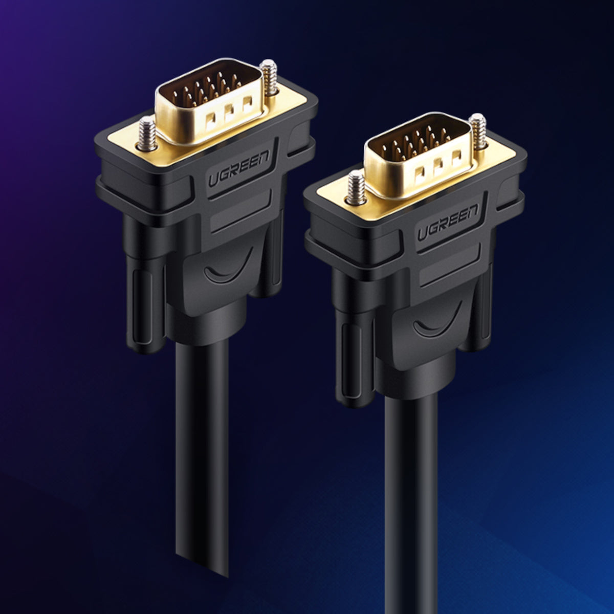 Image 2 for UGREEN VG101 VGA Male to Male Cable 3M