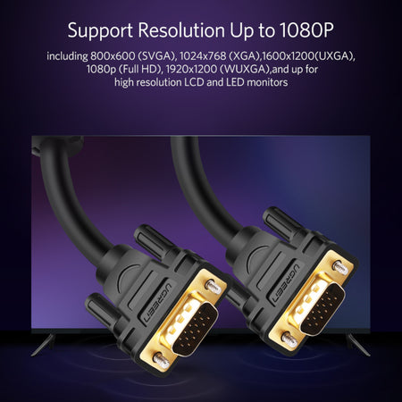 Image 5 for UGREEN VG101 VGA Male to Male Cable 3M