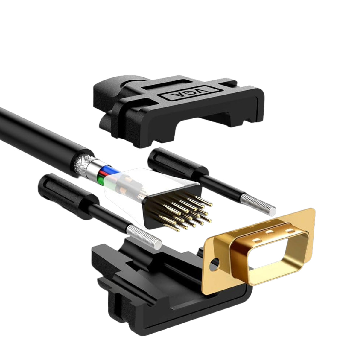 Image 3 for UGREEN VGA Male to Male Cable 5m 1080p -Black